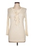 J.Crew 100% Modal Ivory Long Sleeve Blouse Size L - photo 1