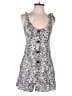 ASOS 100% Viscose Hearts Silver Romper Size 2 - photo 1