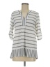 Ava James Gray 3/4 Sleeve Blouse Size M - photo 1