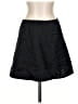 Lands' End Solid Black Casual Skirt Size S - photo 1