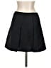 Lands' End Solid Black Casual Skirt Size S - photo 2