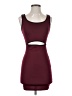 Forever 21 Solid Burgundy Cocktail Dress Size S - photo 1