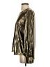L'Agence Metallic Gold Long Sleeve Blouse Size Sm (1) - photo 5