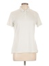 Nike 100% Polyester Ivory Short Sleeve Blouse Size L - photo 1