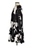 Alexis 100% Polyester Print Black Casual Dress Size S - photo 5