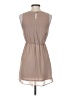 H&M 100% Polyester Solid Tan Cocktail Dress Size 2 - photo 2