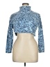Laura Scott Blue Long Sleeve Turtleneck Size XL - photo 1