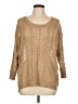 metaphor Chevron-herringbone Tan Pullover Sweater Size L - photo 1