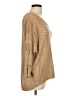metaphor Chevron-herringbone Tan Pullover Sweater Size L - photo 4
