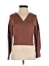 Shein Brown 3/4 Sleeve Blouse Size 2 - photo 1
