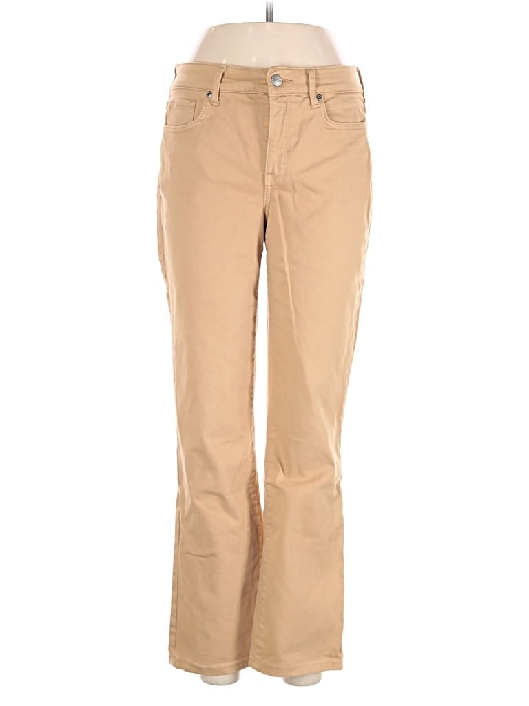 Pre-owned Nydj Khaki Pant In Brown