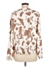 Peach Love Ivory Long Sleeve Blouse Size M - photo 2