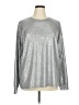 Torrid Metallic Silver Long Sleeve Top Size 1X Plus (1) - photo 1