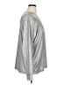 Torrid Metallic Silver Long Sleeve Top Size 1X Plus (1) - photo 4