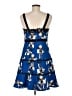 Foxiedox Print Blue Cocktail Dress Size 6 - photo 2