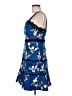 Foxiedox Print Blue Cocktail Dress Size 6 - photo 5