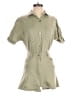 Zara Solid Green Romper Size XS - photo 1
