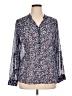 a.n.a. A New Approach 100% Polyester Blue Long Sleeve Blouse Size 1X - photo 1