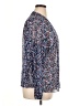 a.n.a. A New Approach 100% Polyester Blue Long Sleeve Blouse Size 1X - photo 4