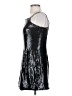 Haney Metallic Silver Black Cocktail Dress Size 2 - photo 5
