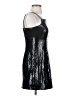 Haney Metallic Silver Black Cocktail Dress Size 2 - photo 4