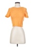 Zara Orange Short Sleeve Turtleneck Size S - photo 1