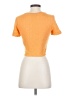 Zara Orange Short Sleeve Turtleneck Size S - photo 2