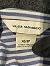 Club Monaco Stripes Blue Short Sleeve Blouse Size XS - photo 7