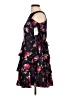 Ob.sess 100% Polyester Floral Black Cocktail Dress Size L (petite) - photo 5