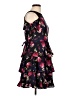 Ob.sess 100% Polyester Floral Black Cocktail Dress Size L (petite) - photo 4