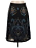 Lands' End Paisley Black Formal Skirt Size 4 - photo 1