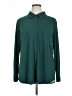 Grace & Lace Solid Teal Long Sleeve Blouse Size XL - photo 1