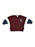 Badgley Mischka Color Block Burgundy Sweatshirt Size 3-6 mo - photo 1