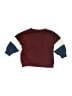 Badgley Mischka Color Block Burgundy Sweatshirt Size 3-6 mo - photo 2