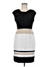 Sandra Darren Color Block Ivory Casual Dress Size 6 (petite) - photo 1