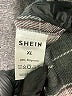 Unbranded 100% Polyester Plaid Gray Long Sleeve Blouse Size XL - photo 8