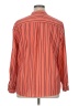 Kim Rogers Stripes Orange Long Sleeve Blouse Size XL - photo 2