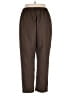 Alfred Dunner 100% Polyester Chevron-herringbone Brown Casual Pants Size 16 (petite) - photo 2