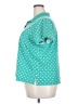 Lands' End Polka Dots Teal Short Sleeve Blouse Size 2X - photo 5