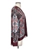 BCBGMAXAZRIA 100% Polyester Burgundy Long Sleeve Blouse Size XS - photo 4