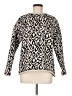 Magaschoni Animal Print Ivory Pullover Sweater Size M - photo 1