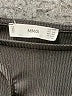 MNG Black 3/4 Sleeve T-Shirt Size XXS - photo 7