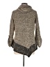 SJS Tweed Gray Turtleneck Sweater Size M - photo 2
