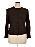 Karen Scott Tweed Brown Jacket Size 14 - photo 1