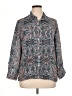 DressBarn 100% Polyester Paisley Gray 3/4 Sleeve Blouse Size XL - photo 1