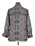 DressBarn 100% Polyester Paisley Gray 3/4 Sleeve Blouse Size XL - photo 2