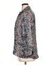 DressBarn 100% Polyester Paisley Gray 3/4 Sleeve Blouse Size XL - photo 5