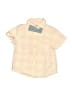 Old Navy Yellow Short Sleeve Button-Down Shirt Size 6-12 mo - photo 1