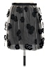 Lavender Label by Vera Wang 100% Polyester Black Formal Skirt Size 2 - photo 2