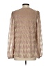 g.p.d. 100% Polyester Tan 3/4 Sleeve Blouse Size S - photo 2